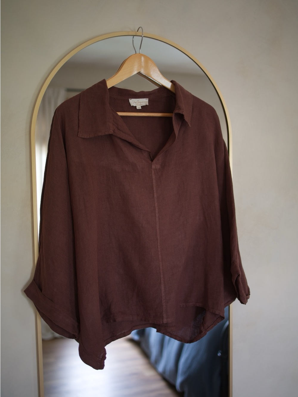 100% Linen Oversized Blouse